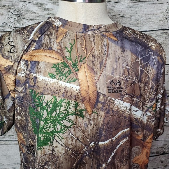 Realtree Edge Staghorn Creek camo hunting t shirt, Size XL - Picture 2 of 6